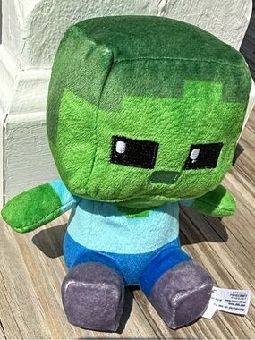 Minecraft Zombie plush toy, JINX Minecraft Craft Adventure 8.75 Inch Collectible